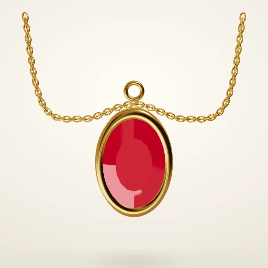 Manik Teardrop Pendant
