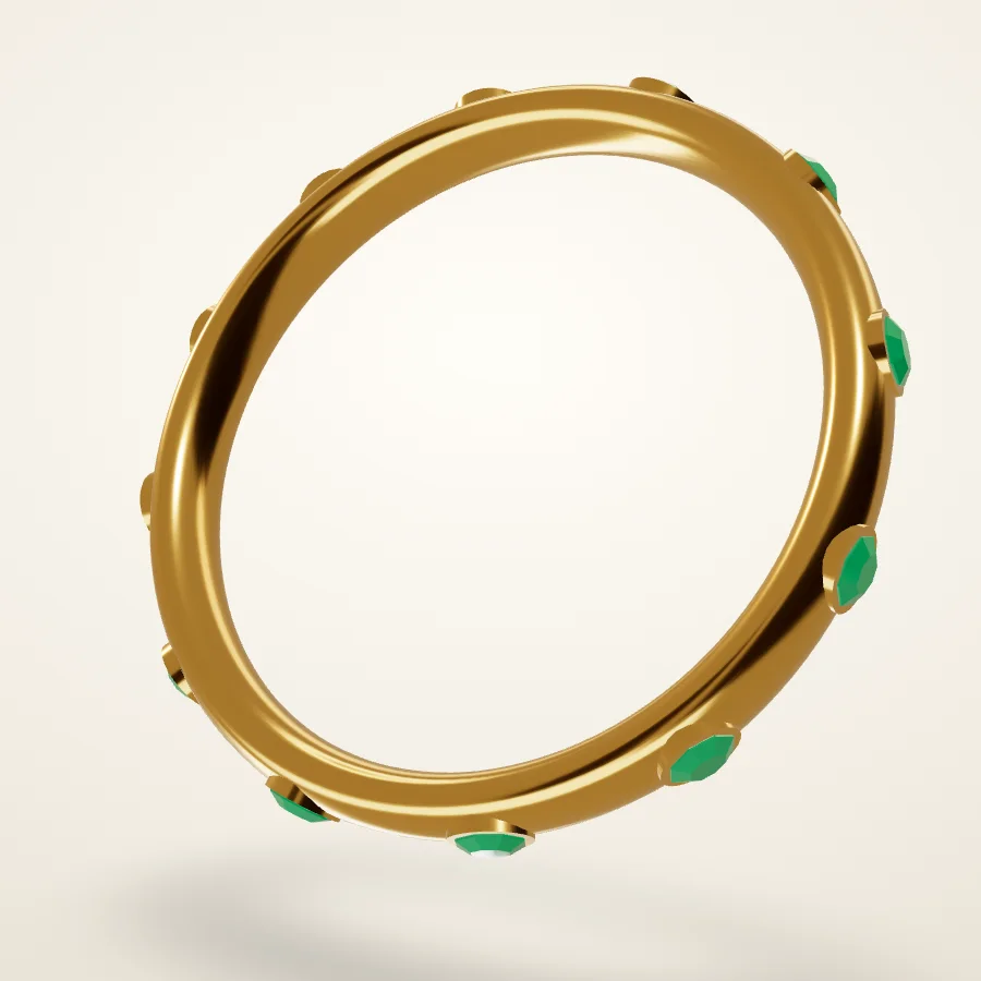 Panna Studded Bangle