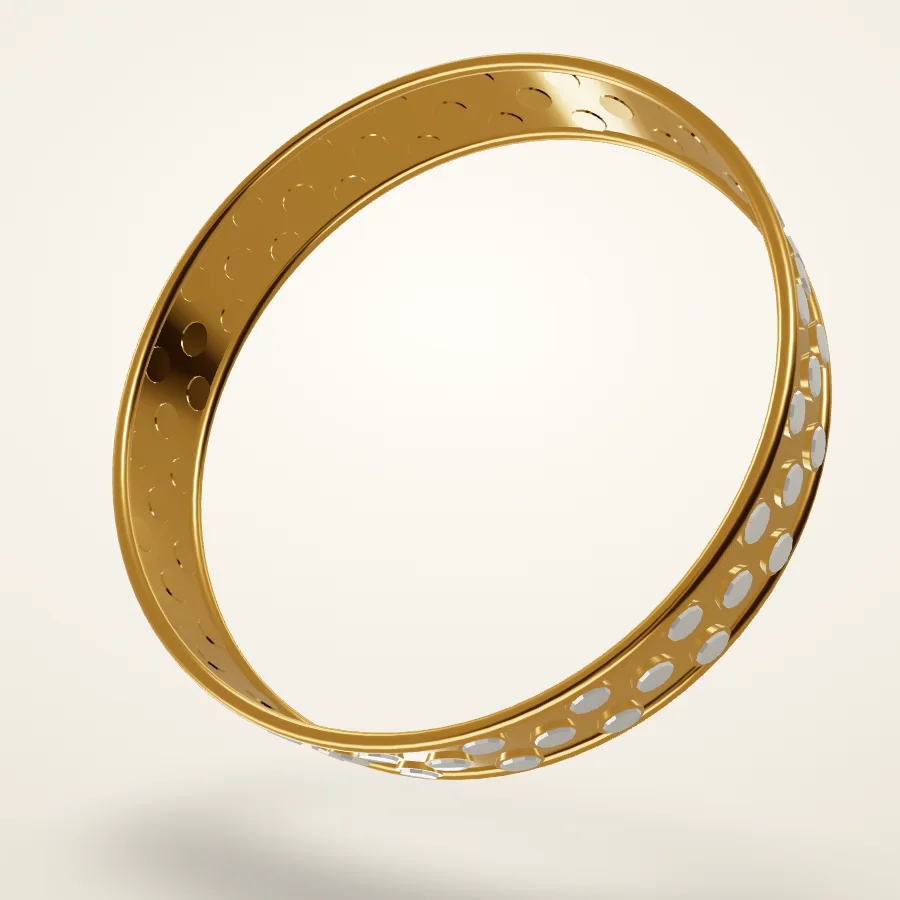 Polki Diamond Kada